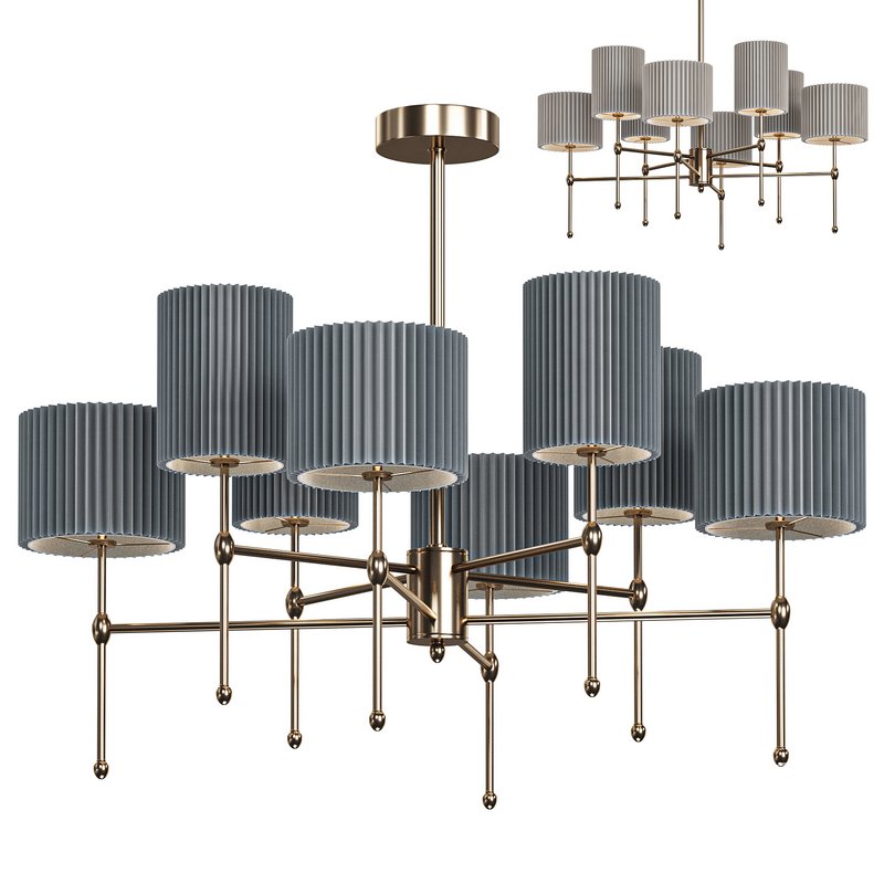 Ceiling lamp fabric lampshades - Image 1