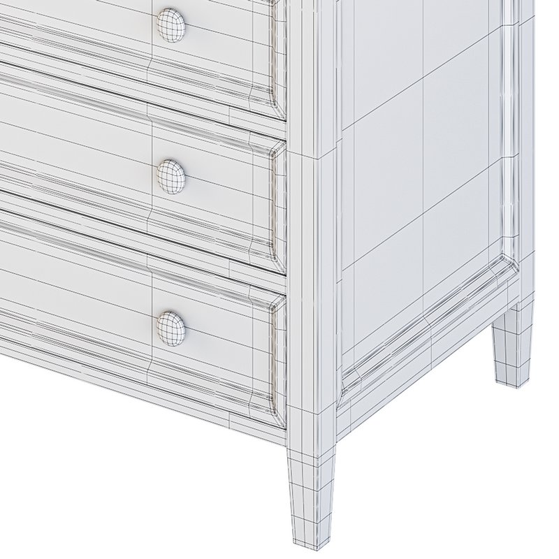 Harbor Grey 5-Drawer Dresser - Image 14