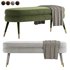Betty Velvet Bench By Burkedecor - Thumbnail 1