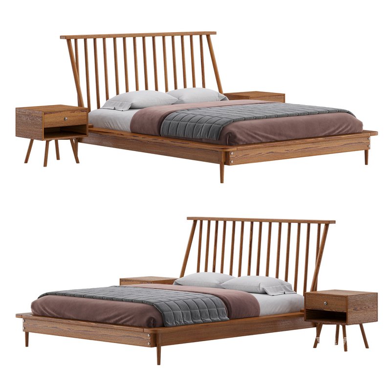 Walker Edison Modern Boho bed - Image 1