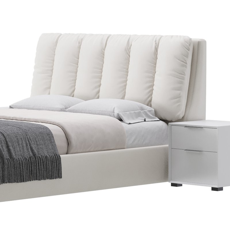 White Modern Twin Bed - Image 14