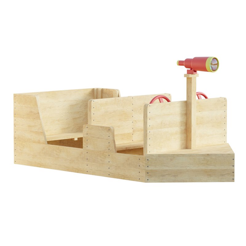 ADMIRAL WOODEN PLAY BOAT - Image 1