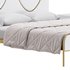 Glam Upholstered Headboard Bed - Thumbnail 15