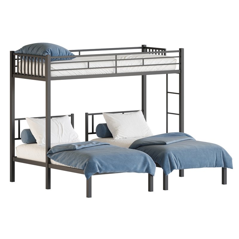 Metal Triple Bunk Beds - Image 1