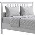 HEMNES Bed frame dark gray stained - Thumbnail 15