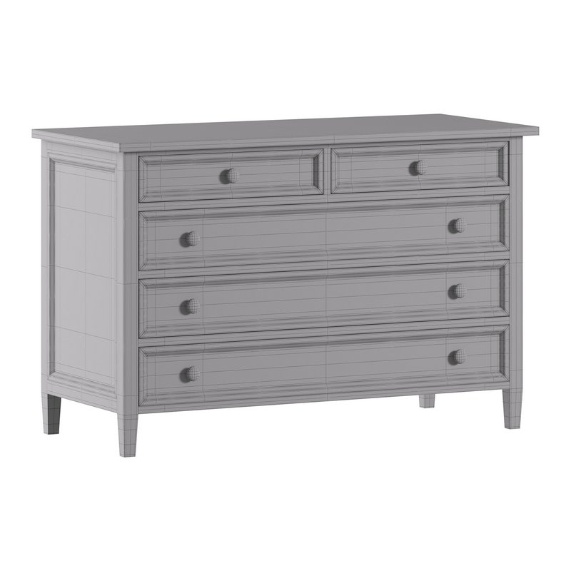 Harbor Grey 5-Drawer Dresser - Image 13