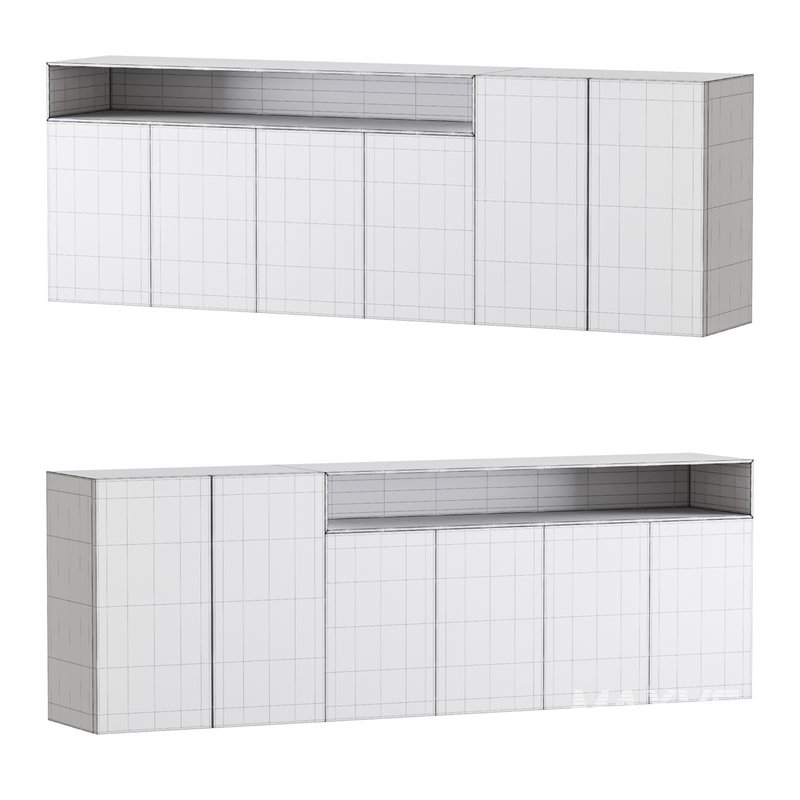 36e8 Glass Sideboard - Image 14