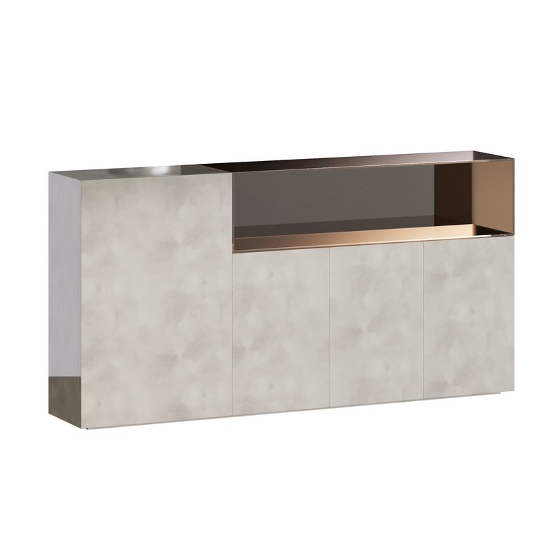 36e8 Glass Sideboard 07 - Image 1