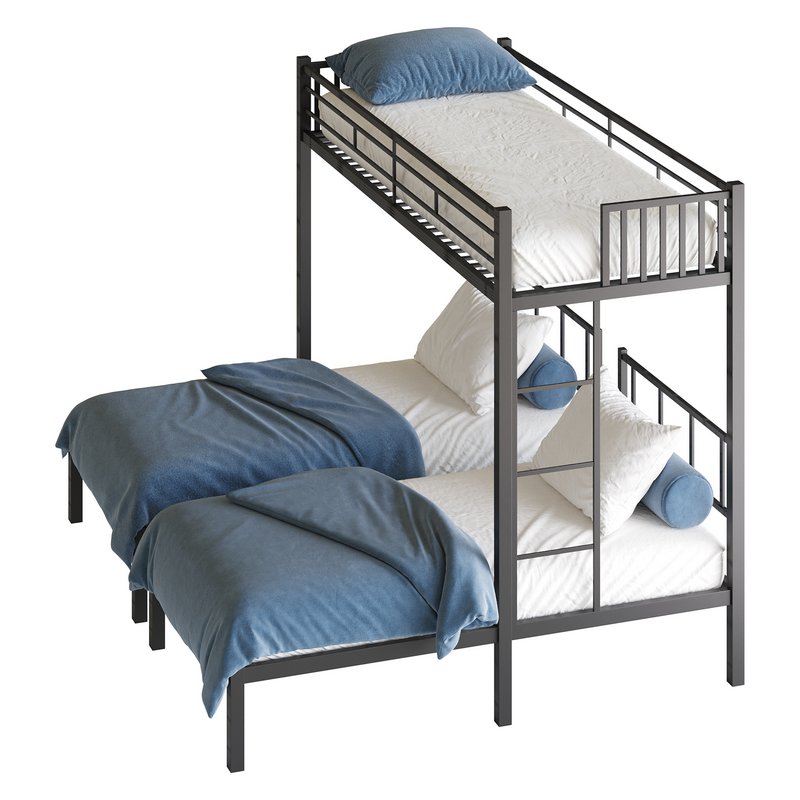 Metal Triple Bunk Beds - Image 15