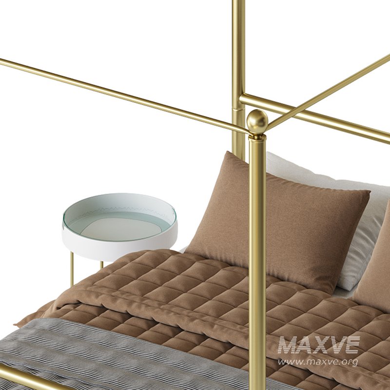 Mainstays Metal Canopy bed - Image 15
