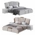 Grey Modern Bed - Thumbnail 1