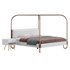 Gracia King Upholstered Canopy bed - Thumbnail 1
