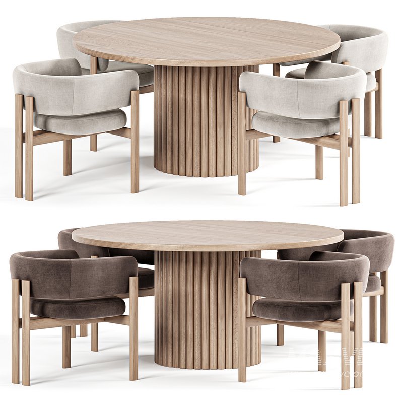 Bakergo Dining Table- Bay Chair - Image 1