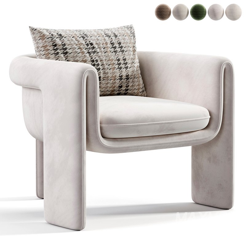 Floria velvet chair - Image 3