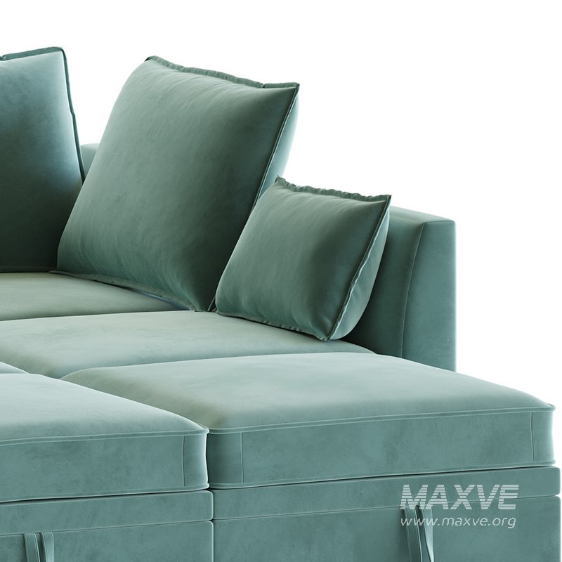 Sectional Sofa Convertible Sofa Bed 2 - Image 14