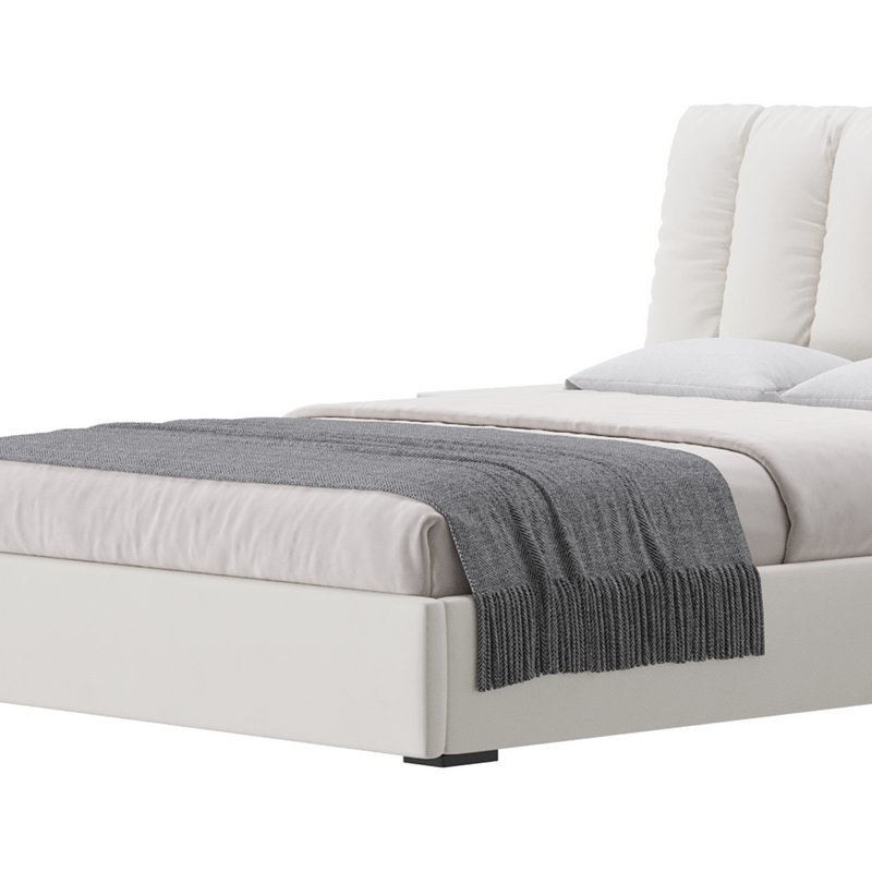 White Modern Twin Bed - Image 15
