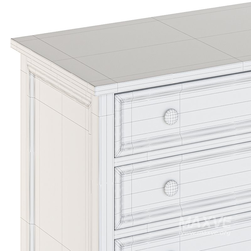 Harbor Grey 5-Drawer Chest - Image 16