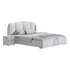 Modern Wingback Upholstered Headboard Bed - Thumbnail 16