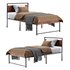 Topeakmart Rustic Metal Bed - Thumbnail 1