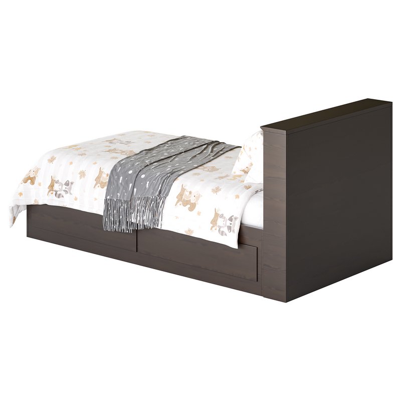 Mainstays Mates Storage Bed with Bookcase Headboard - Image 14