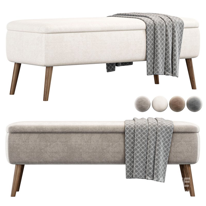 Wylie Bench By Divan - Image 1