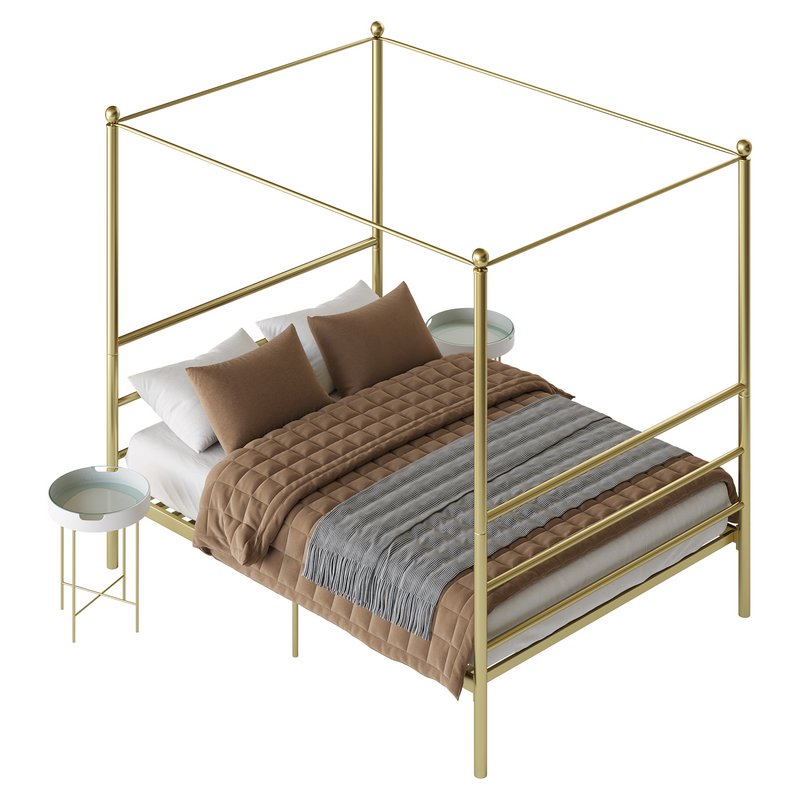 Mainstays Metal Canopy bed - Image 17