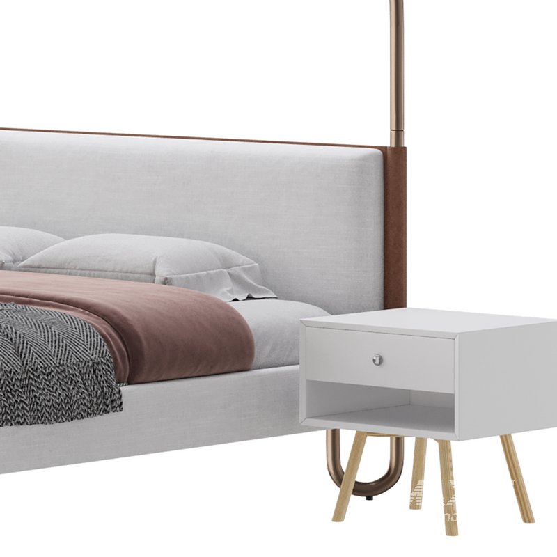 Gracia King Upholstered Canopy bed - Image 15