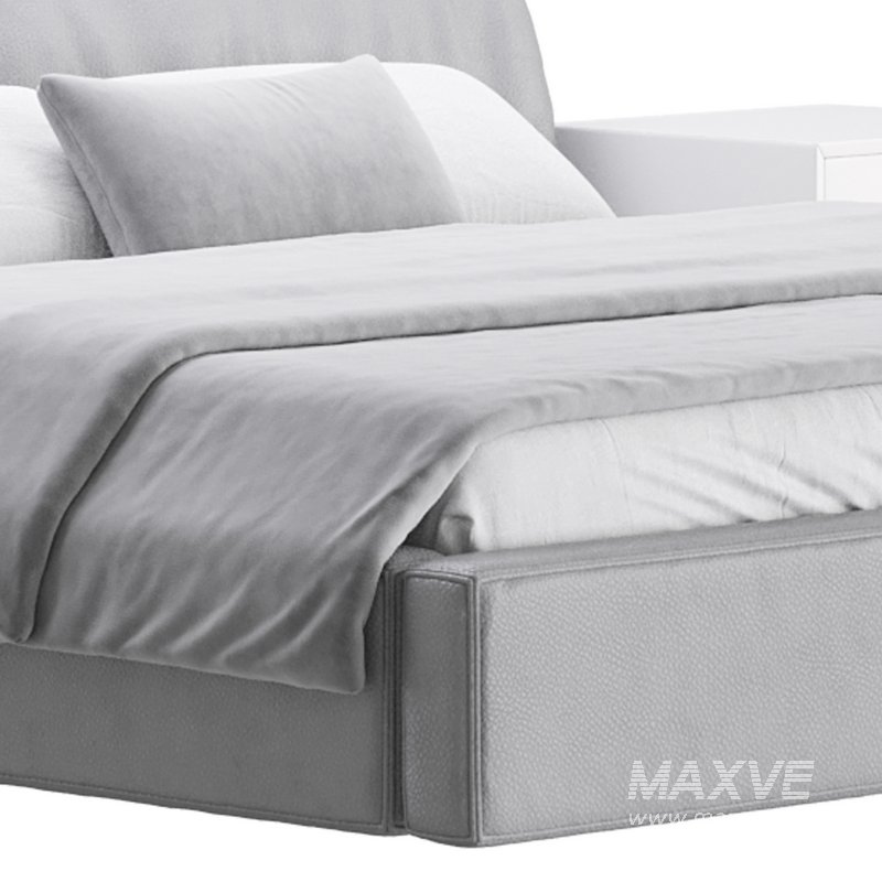 Brown Genuine Leather Bed - Image 14