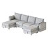 Sectional Sofa Convertible Sofa Bed - Thumbnail 16