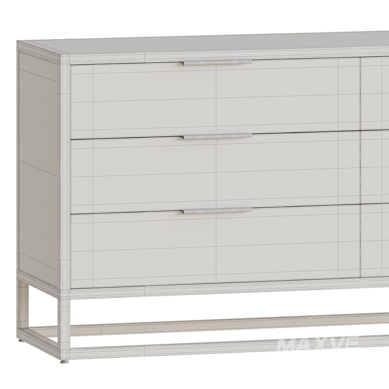Oxford Black 6-Drawer Dresser - Image 17