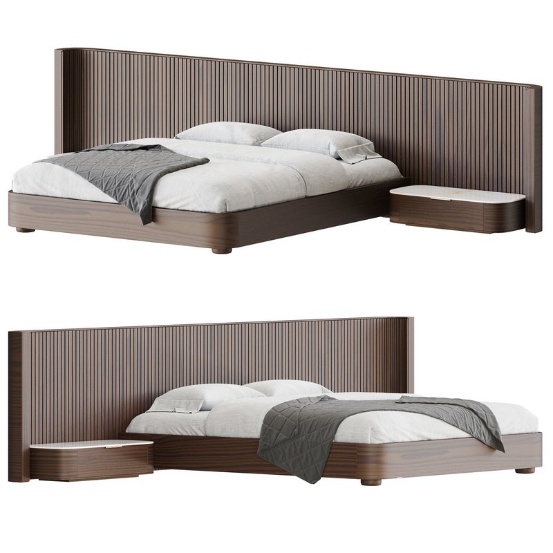Finnley Extended Headboard Bed - Image 1