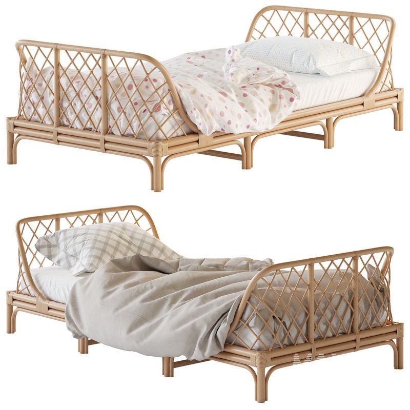 Katsuki Rattan Bed - Image 14