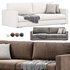 Magnum 3 Seater Fabric Sofa By Flexform - Thumbnail 2