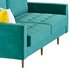 Velvet Fabric Sofa Couch - Thumbnail 16