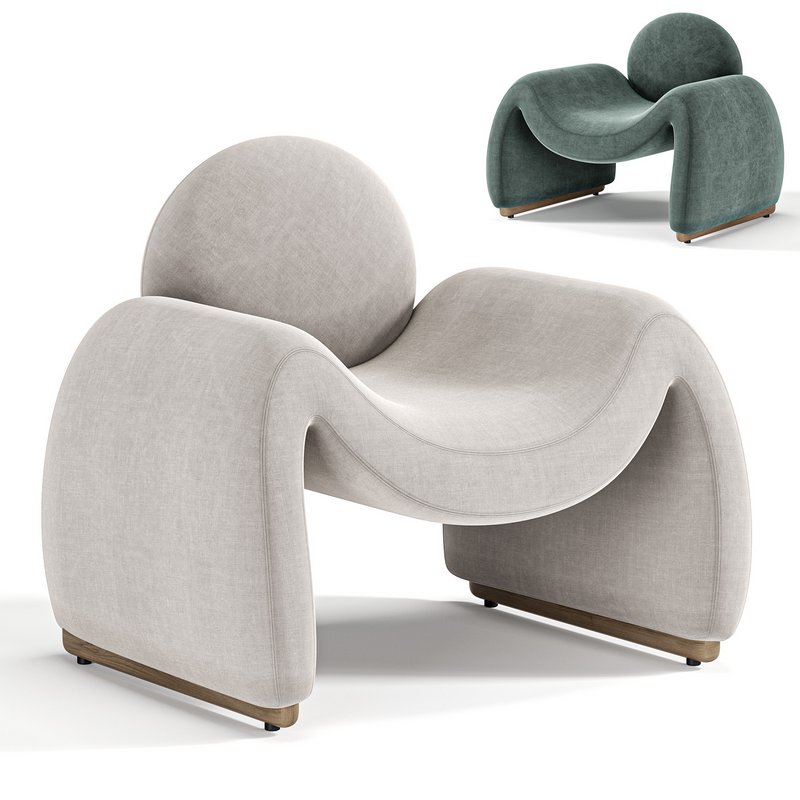 Rocio Chair Knoll Sand By Highfashionhome - Image 1