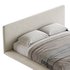 Cesar Suede Fabric Contemporary Minimalist Bed - Thumbnail 16