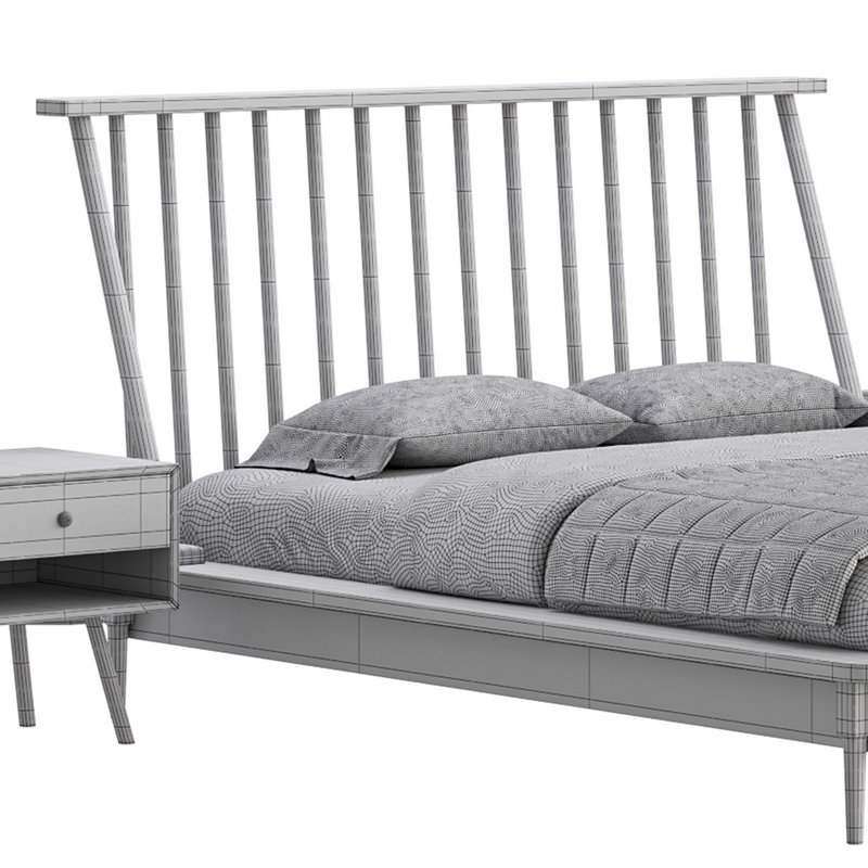 Walker Edison Modern Boho bed - Image 19