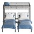 Metal Triple Bunk Beds - Thumbnail 19