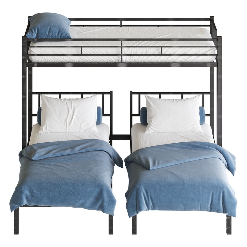 Metal Triple Bunk Beds - Image 19