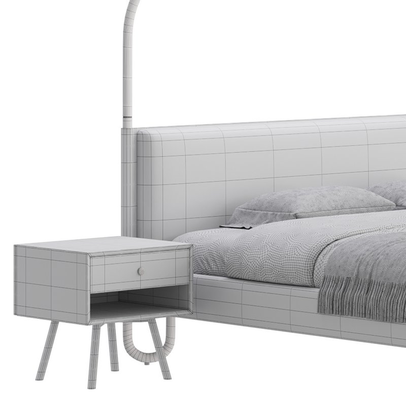 Gracia King Upholstered Canopy bed - Image 19