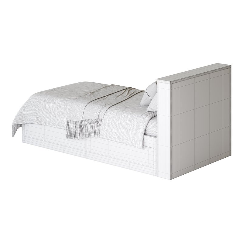 Mainstays Mates Storage Bed with Bookcase Headboard - Image 18