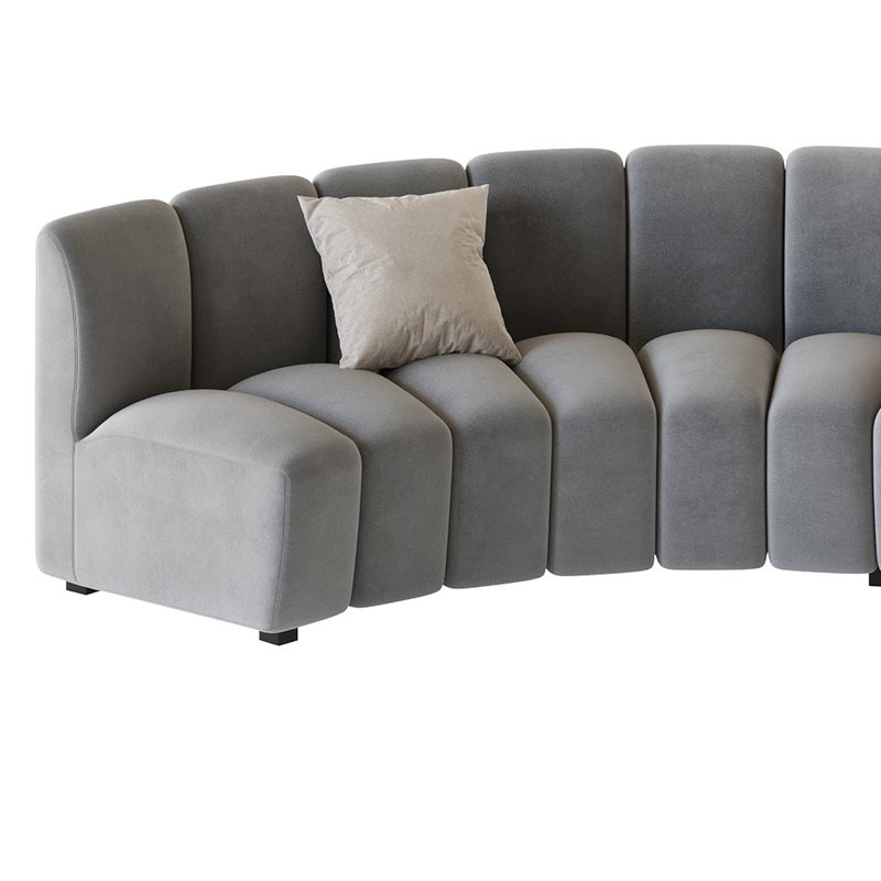 Lando modular curved seat - Image 20