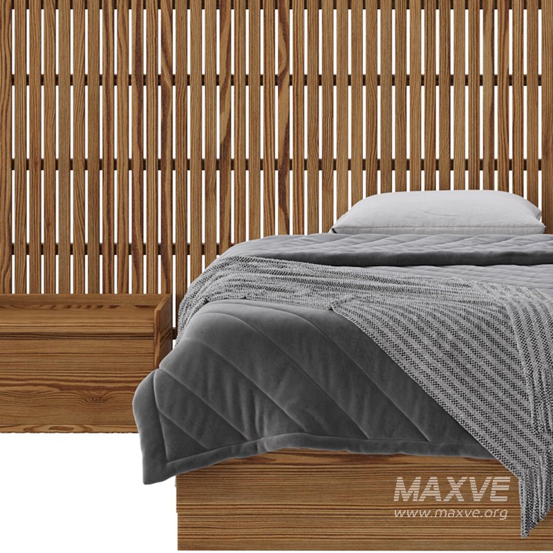 Batten White Oak King Plinth-Base Storage bed - Image 20