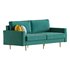Velvet Fabric Sofa Couch - Thumbnail 3