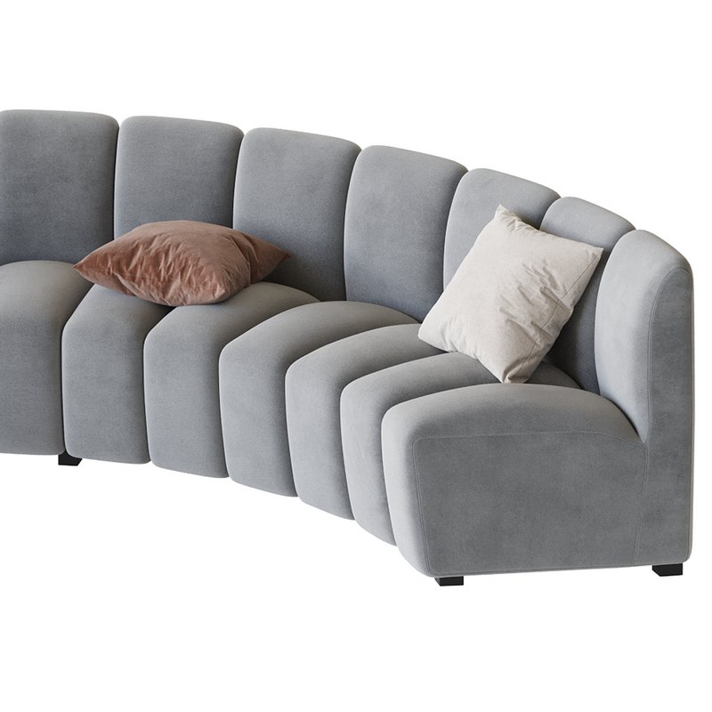 Lando modular curved seat - Image 21