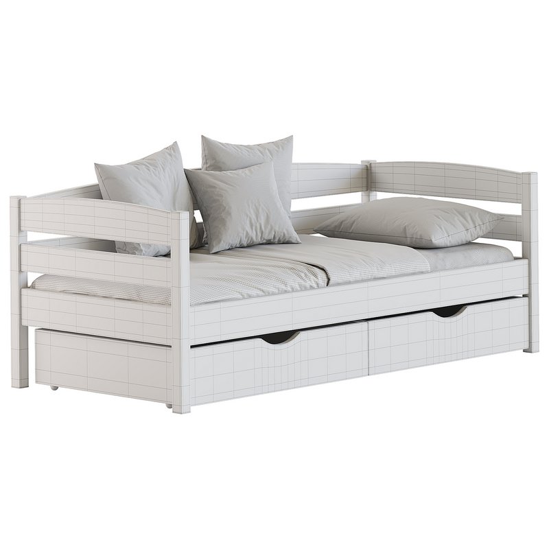 Alina bed with drawers - Image 21