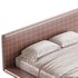 Cesar Suede Fabric Contemporary Minimalist Bed - Thumbnail 20