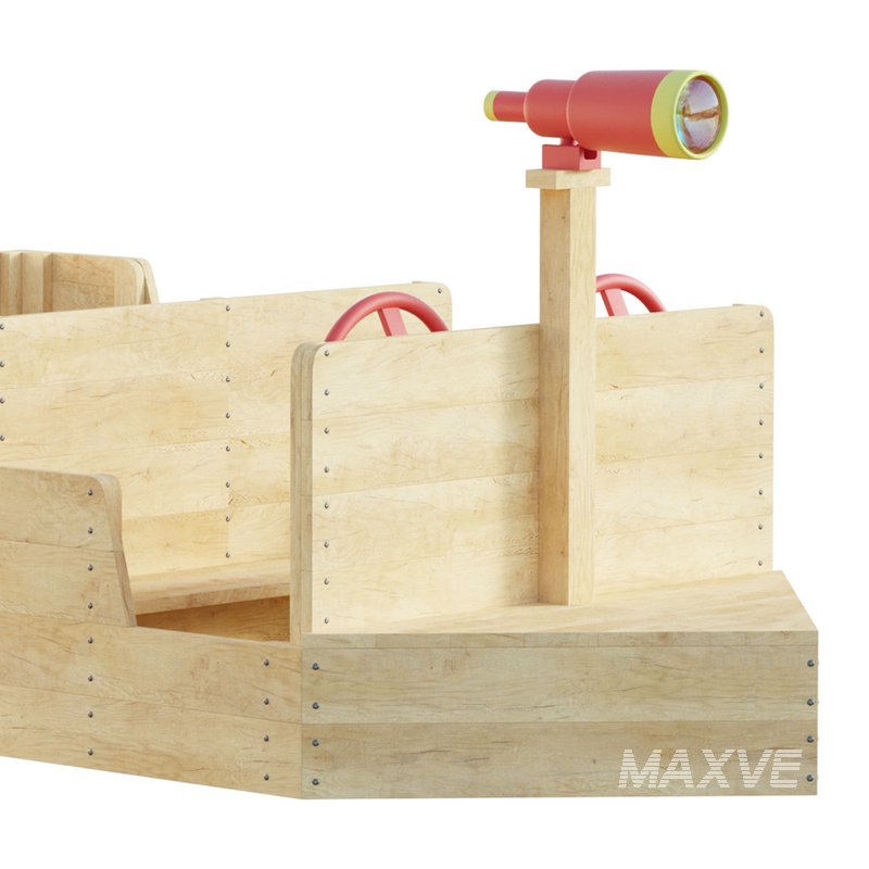 ADMIRAL WOODEN PLAY BOAT - Image 2