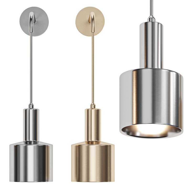 Colgando Gold Tone Wall Lamp - Image 2