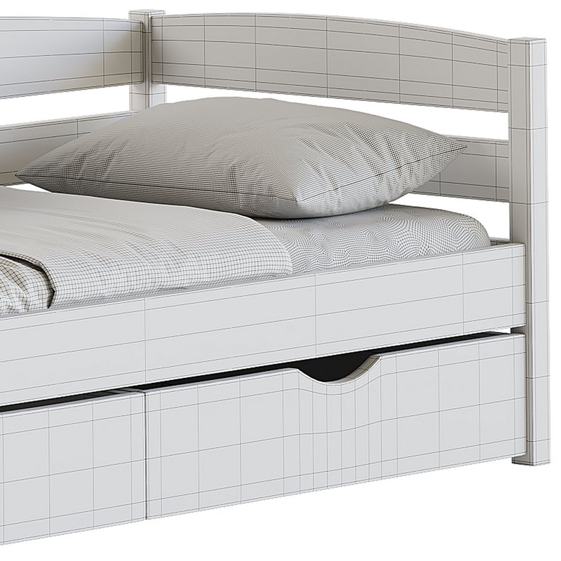 Alina bed with drawers - Image 22